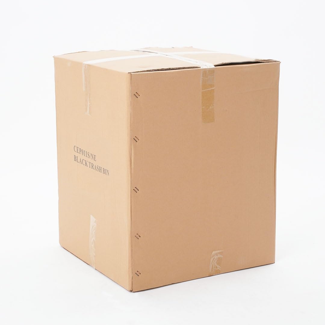 Danieli Store | Cenicero de Pie Rodondo Negro para Exteriores Ø24,7x60,2 cm | Cenicero Exterior con Papelera Extraíble | Papelera con Rejilla para Apagar Cigarrillos | 10L
