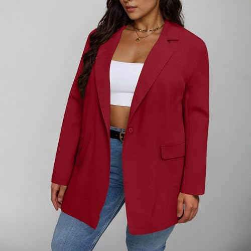 Blazers for Women Trendy Suit Jackets Dressy 3/4 Sleeve Blazer Business Casual Outfits for Work2