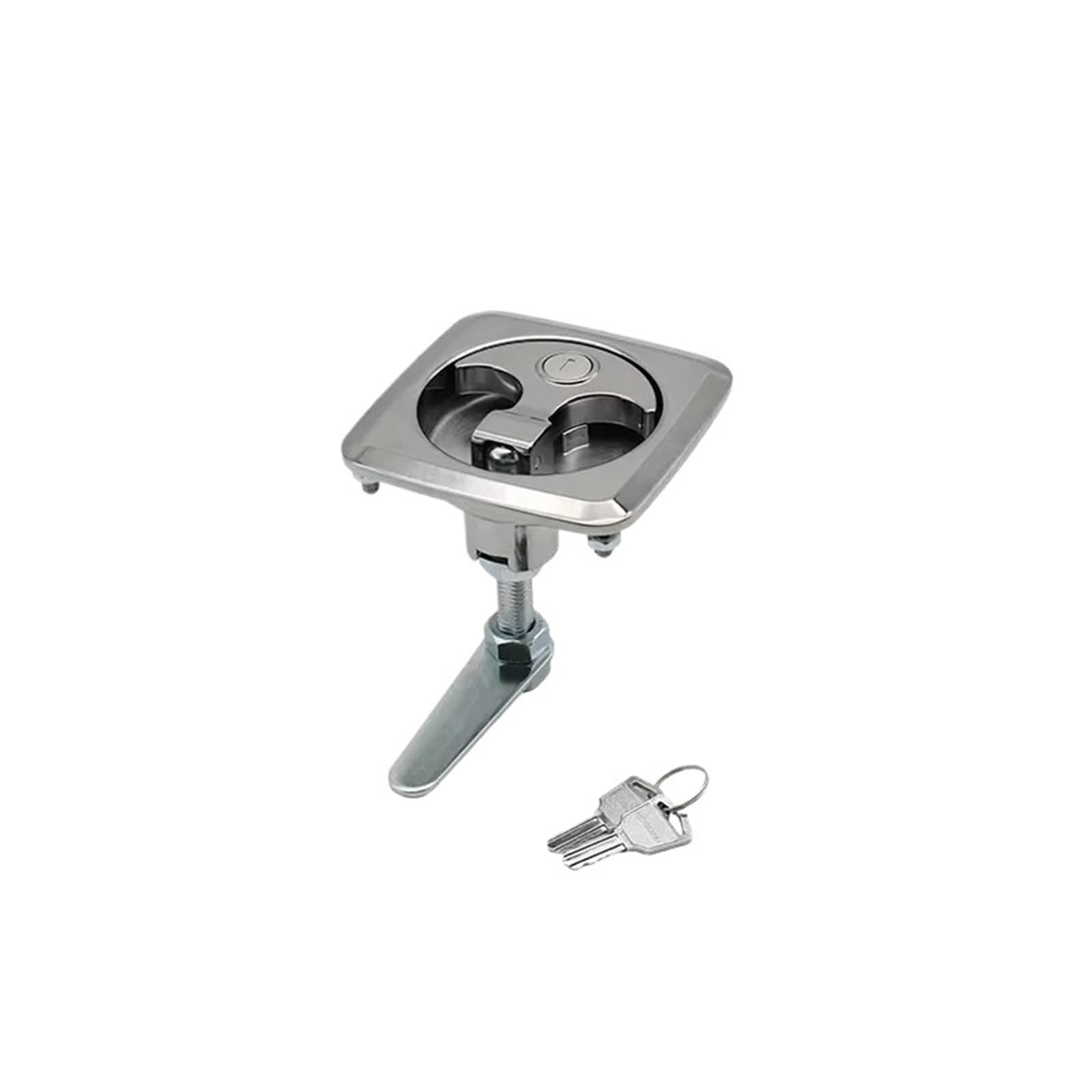 Serrure de panneau à tige inox 304 fermeture compression pour armoire électrique industrielle