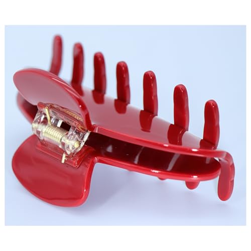 Pinza para cabello cherry rojo de 4 pulgadas miniatura 7