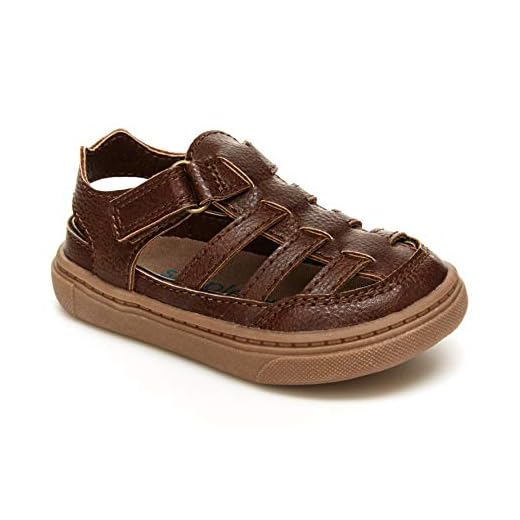 Simple Joys by Carter's Baby Boys Frankie Sandal, Brown, 3 Infant