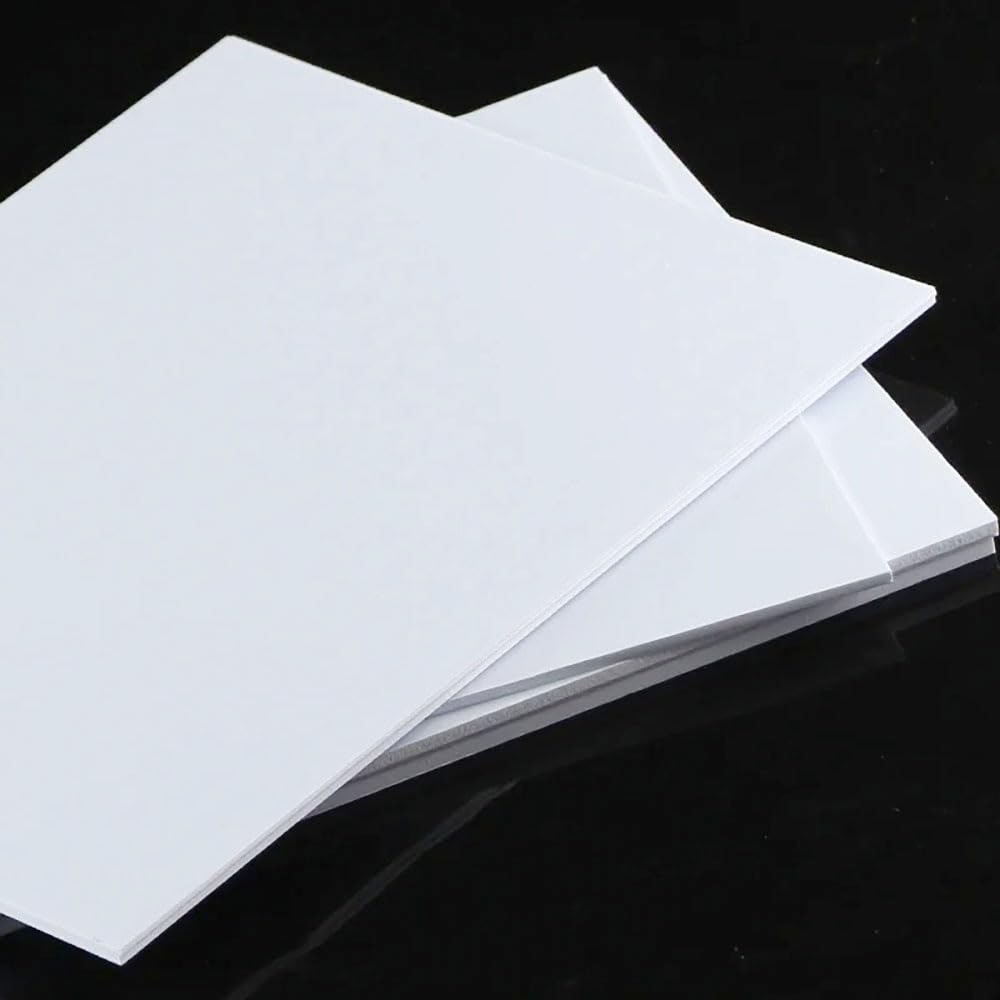 Hochwertige weiße ABS-Platten for DIY-Projekte – vielseitiges Bastel- und Prototyping-Material(200x300x5mmx 1Pcs)