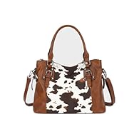 ★Fashion women handbags satchels totes made of high-quality PU leather with polyester lining, fashionable and durable. ★Dimensions: 12.6"(L) * 4.7"(W) * 10.6"(H), the height of handle: 10.2", suitable for you to carry it in daily-use. ★Lined interior...