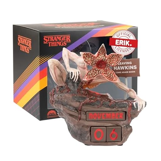 Calendario Stranger Things Officcial Merch | Calendario Adviento Stranger Things | Figura Demogorgon | ST Merchandising Oficial | Ya disponible en tu tienda friki favorita! En mundofriki.es!