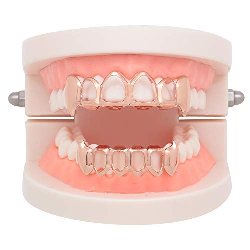 Grillz de Dientes Chapados en Oro 18K Set Superior e Inferior miniatura 3