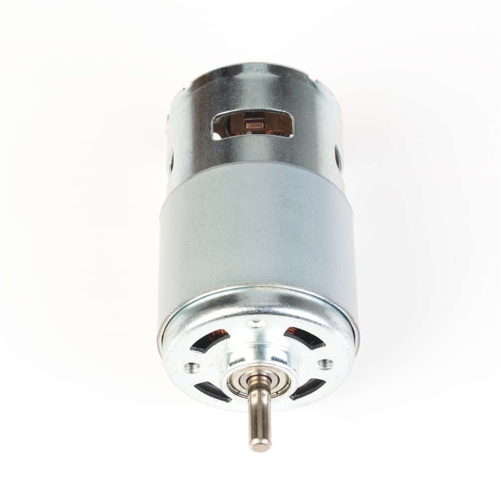 ANGEEK 795 modèle basse vitesse DC12V-24V 3000-6000RPM moteur DC, couple élevé haute puissance double roulement à billes, micro moteur, adapté pour les outils de tour, outils électriques, jouets, DIY