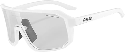 GAEKOL Gafas de ciclismo fotocromáticas, lentes de sol para bicicleta de montaña para hombres y mujeres, transparentes, MTB para montar en