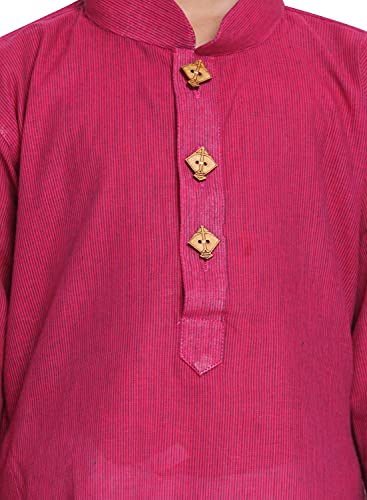 Image of VASTRAMAY Boys Cotton Regular Fit Solid Regular Kurta