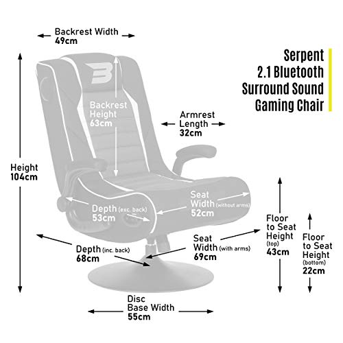 BraZen 2.1 Bluetooth Gaming Chair - Image 4