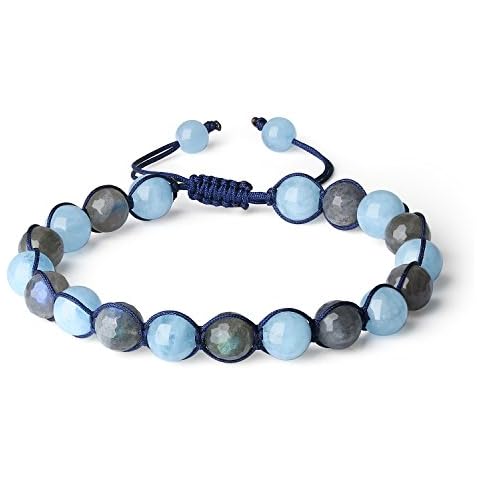 COAI Labradorite Aquamarine Stone Bracelet Cover