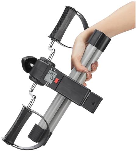 Image of Folding Fitness Mini Cycle Pedal Exerciser | Adjustable Resistance Levels and Digital Display | Compact & Portable Design | Portable Under Desk Pedal Exerciser for Home & Office Workout