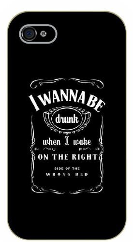 Image of iPhone 6 I wanna be drunk when I wake up on the right side of the wrong bed, black plastic case / Ed Sheeran Inspirational and motivational life quotes / SURELOCK AUTHENTIC