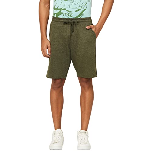Image of Fame Forever by Lifestyle Men Cotton Regular Fit Solid Shorts