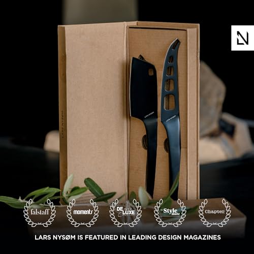 Lars Nysøm ED-E-STEEL Cheese Knife Set Edge 2 Pcs. I Cheese Knife Set Made Of Stainless Steel I Cheese-Board thumb #2