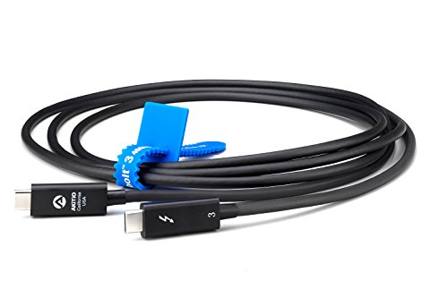 [Certified] Akitio Thunderbolt 3 Active 2M-(6ft) Cable 40GBs - Type C Reversible Connector