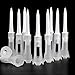 10Pcs/Set Tees for Driver Training Tees Castles Type Low Resistance More Distance Consistent Height Tees