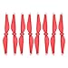 ELBFAE 8PCS Propellers Quick Release 5332S Blades for DJI Mavic Air Camera Drone Props Durable Replacement Accessories (Color : Red)