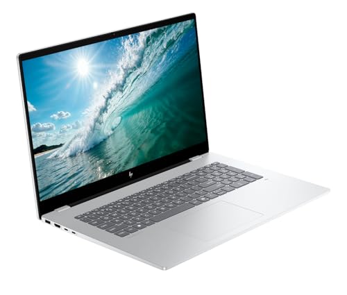 Image of HP OmniBook 7, 17.3 inch FHD Touchscreen Next Gen AI Business Laptop Computer, Intel Core Ultra 5 226V (>i7-1355U), 16GB RAM 512GB SSD, Windows 11 Pro, Backlit Keyboard, Thunderbolt 4, Glacier Silver
