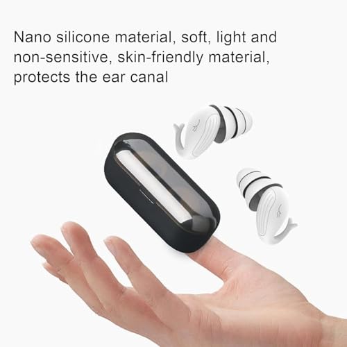 Image of 2pcs Ear Plugs, for Sleeping, Earplugs for Noise Cancelling, Noise Reduction Ear Plugs for Motorcycle Riding, Travel, Office, Study, Swimming, Soft and Comfortable
