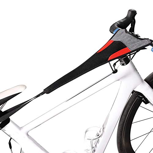 equlup Adjustable Sweat Guard, Double Layer BicycleSweatband Breathable Bikes Frame Protector Cover for Cycling Training Accessories