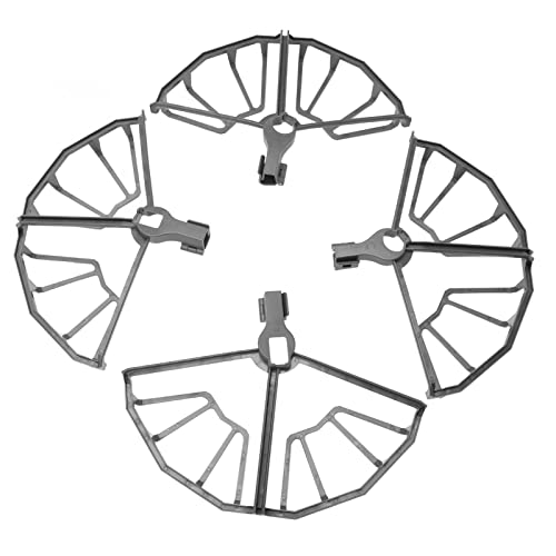 Image of Dilwe Drone Propeller Guard for 2 Pro / 2 Zoom, PV & ABS, Semi Enclosed Professional Drone Propeller Guard, Grey, 4 Pcs /Set Quick Release Propeller Blade Kit Drone Replacement