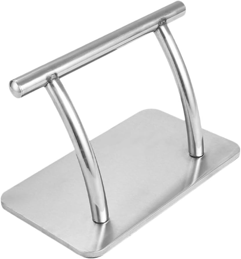 Gadpiparty Salon Chair Foot Rest Replacement Salon Chair Stainless Steel Foot Pedal Hairdresser Shop Chair Footrest Silver