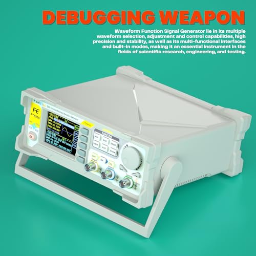 Image of Generic FY6900 DDS Signal Generator, 60MHz Frequency Meter Counter, 250MSa /s Double Channel Function Generator, Arbitrary Waveform, High Precision, LCD Display with Graphics