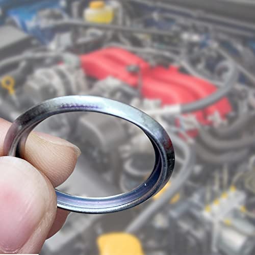 Miytsya 12 Pcs Oem Steel Oil Drain Plug Crush Washer Gaskets, O.d 26Mm Oil Crush Washers/Drain Plug Gaskets, Suitable For Subaru Oil Drain Screw Gasket Washers Part#11126Aa000 (Silver) #TOP2