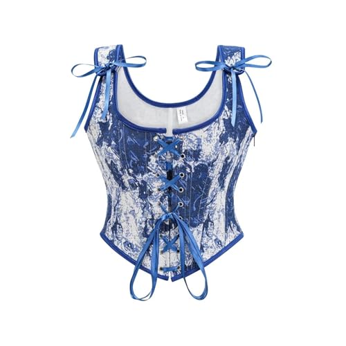 Corset bleu femme élégant pour sublimer une robe de soirée
