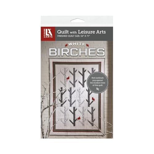 LEISURE ARTS White Birches Quilt Pattern