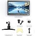 Miktver 10.1 inch Monitor, 1024x600 LCD IPS Monitor 10 inch Security CCTV Display with HDMI, VGA, BNC, RCA Interfaces for Home, Office, Warehouse Surveillance