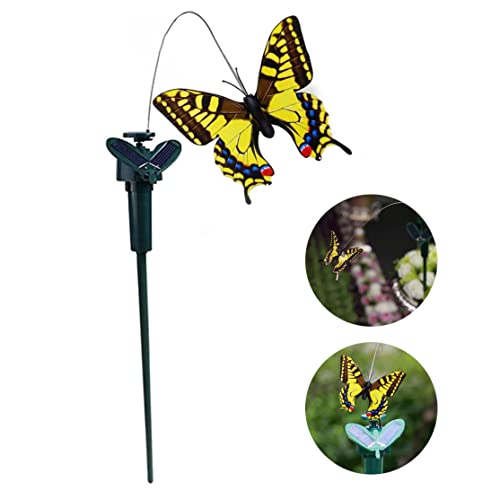 Eioflia Fluttering Solar Butterfly Garden Butterflies Fairy Lights Stakes Yard Decoration Random Color Solar Butterflies Decoration 3Pcsgarden Butterfly Ornaments Garden Solar Butterfly #TOP3
