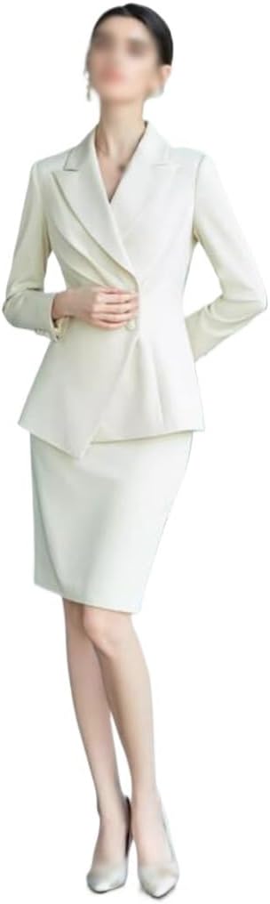 Broadcasting and Hosting Art Test Clothing Female Suit Professional Dress Front Desk Work Clothes