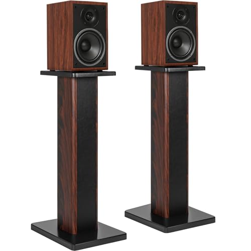 Supports d'enceintes sur pied en bois de 70cm pour sublimer vos soirées cinéma à la maison