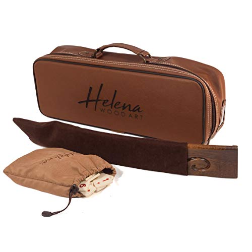 Hand Carved Elliptic Rummy Game Set - Oval Wooden Rummy Game Set #TOP1