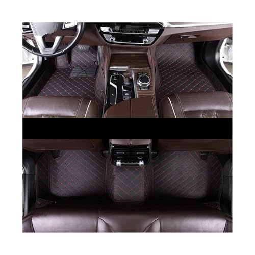 Tapis de sol Opel Astra H 2004-2010 moquette sur mesure noir et rouge