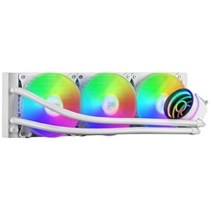 Mars Gaming ML-ONE360, Refrigeración Líquida CPU, TDP 550W, Espejo Infinito, 3 Ventiladores Silenciosos, Multisocket Universal, Blanco