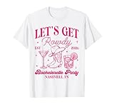 Let's Get Rowdy 2026 Country Cowgirl Bachelorette Party T-Shirt