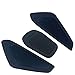 Produktbild NZQK tankdeckel Aufkleber Motorrad Kraftstofftank Gummiaufkleber Pad Für Honda Rebel 1100 Rebell 1100 CMX 2021 2022 Kniekissen-Abziehbilder. (Color : Black, Size : 1)