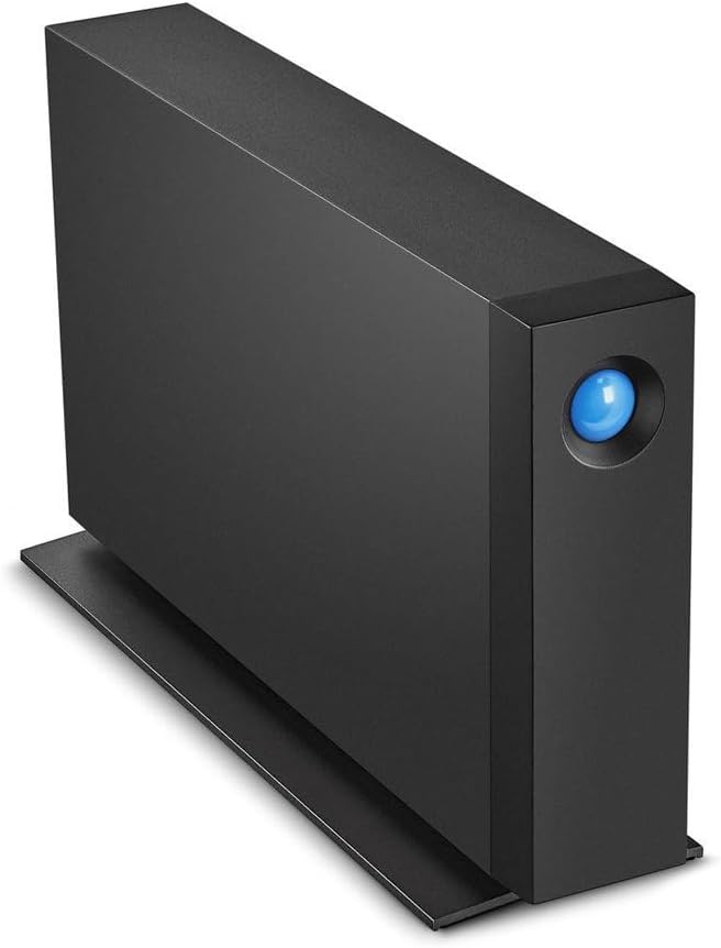 HDD de escritorio de disco duro externo LaCie d2 Professional de 8 TB – USB-C USB 3.0 7200 RPM unidades de clase empresarial, garantía de 5 años y servicio de recuperación (STHA8000800) | USB-C USB 3.0 7200 RPM unidades de clase empresarial, garantía de 5 años, servicio de recuperación (STHA8000800), hasta 240 MB/s, 240 MB/s