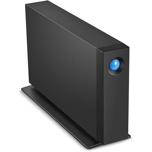 LaCie d2 Professional 8TB External Hard Drive Desktop HDD – USB-C USB 3.0 7200 RPM Enterprise Class Drives, 5 Year Warranty and Recovery Service (STHA8000800)
