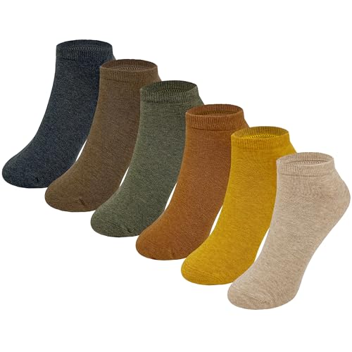 Image of MAGIARTE Womens Cotton Ankle Socks Low Cut Athletic Casual Mutil Color No Show Running Socks for Women