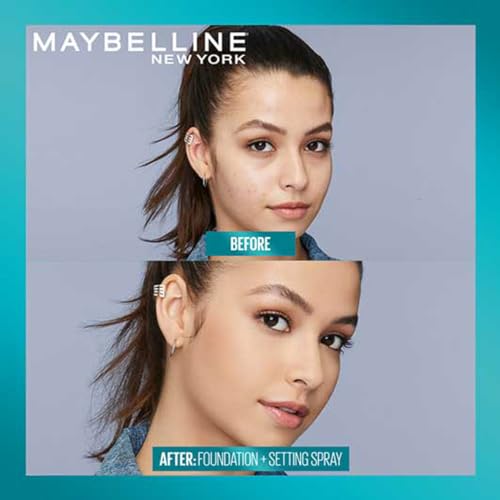 Maybelline New York Setting Spray, Transfer-proof, 24H Oil-Control Formula With Witch Hazel, Fit Me Matte + Poreless, 60 ml - Image 6