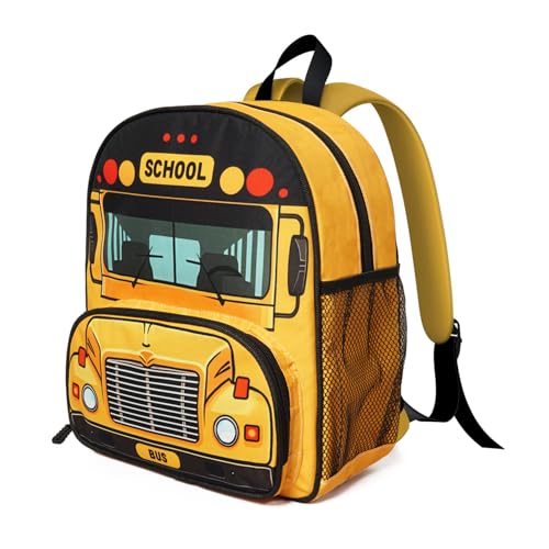 QXWREL Mochila para carro, Ônibus, 15H, Bonito