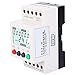 Baxnore 3 Phase Monitor Relay RD6-W, LCD Display Phase Sequence Protector, 35 mm DIN Rail Mount, Industrial Power Protect, Electrical Engineer Tool