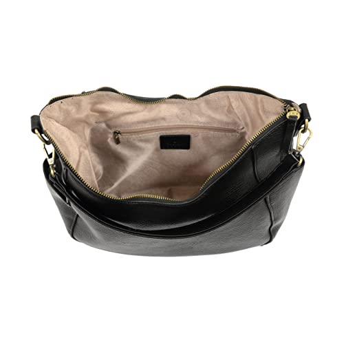 Image of Joy Susan Woman Trish Convertible Hobo Bag - Black