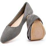 HEAWISH Women’s Black Flats Shoes Comfortable...