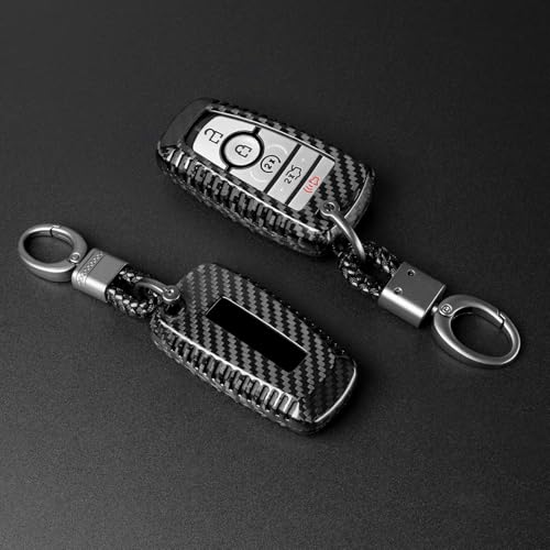 Coque de clé en carbone véritable pour protéger votre télécommande Lincoln