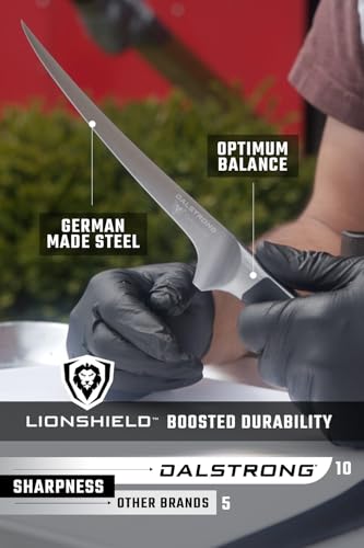 Dalstrong Fillet Knife - 7 inch - Vanquish Series - Forged High Carbon German Steel - POM Handle - Professional Kitchen Knife Gift - Razor Sharp Boning Knife - NSF Certified by Dalstrong - Image 10
