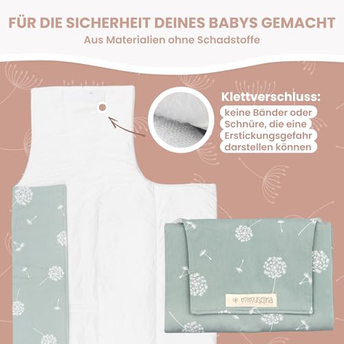 Miniatura 4 de Mimuselina Pack De Cambiador Bebe Portatil Impermeable Y Bolsa Pañales Cambiador Bebe Plegable Y Ligero Para Paseo Exterior 100 Algodón Ideal Como Regalo Recien Nacido Hecho En España